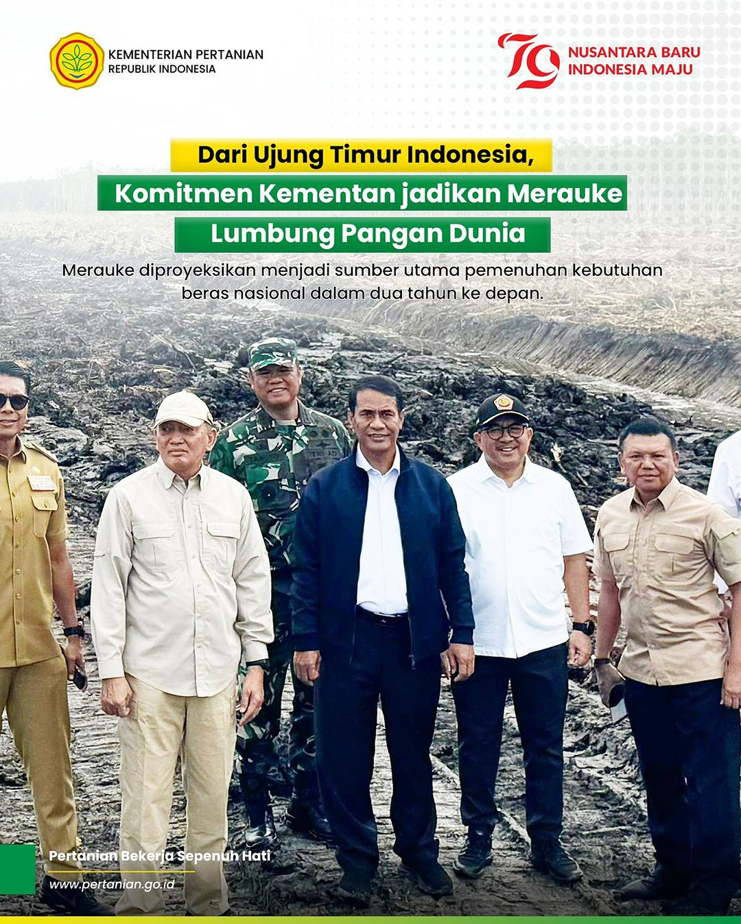 Mewujudkan Merauke sebagai lumbung pangan dunia