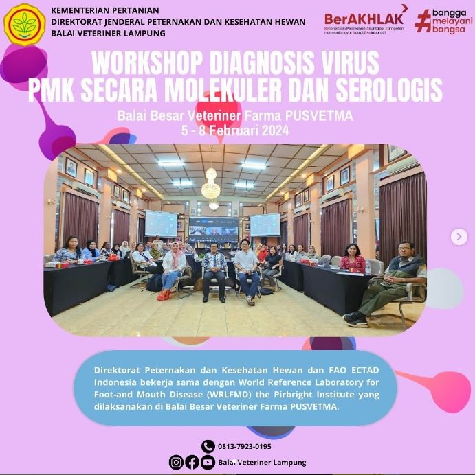 Workshop Diagnosisi PMK Secara Serologis dan Molekuler