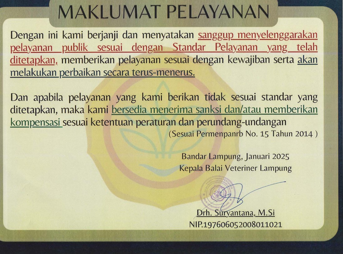 Maklumat Pelayanan