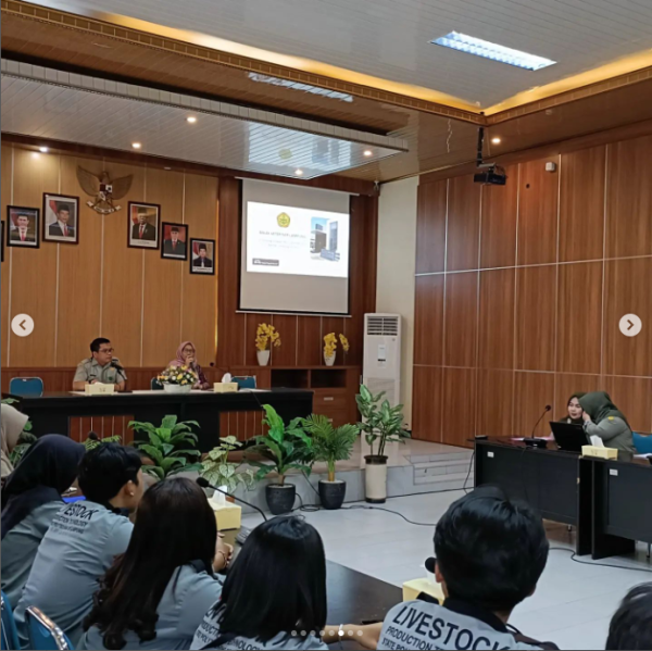 Mahasiswa Polinela Kunjungi Balai Veteriner Lampung